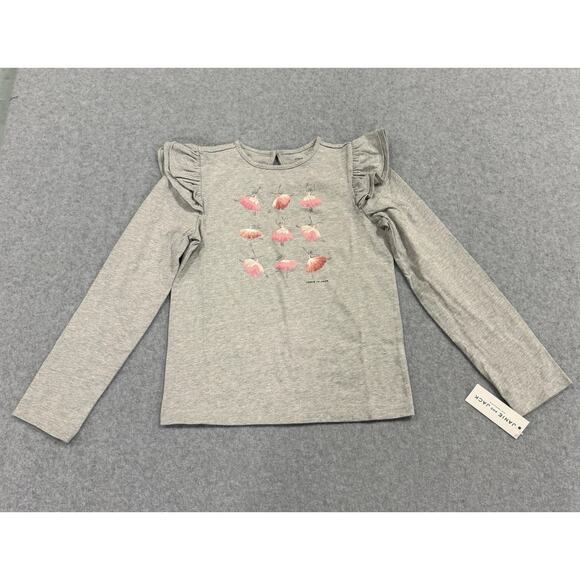 Janie & Jack Ballerina Long Sleeve Shirt Bundle / Lot of 2 Girls Size 10 NEW - Picture 2 of 14